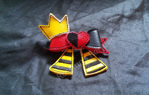 Heart Queen Hair Bow