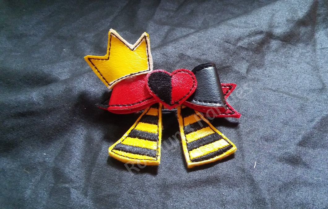 Heart Queen Hair Bow
