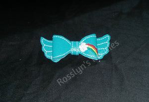 Rainbow Hair Bow
