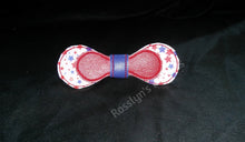 Load image into Gallery viewer, Red, White and Blue Stars Hair Bow