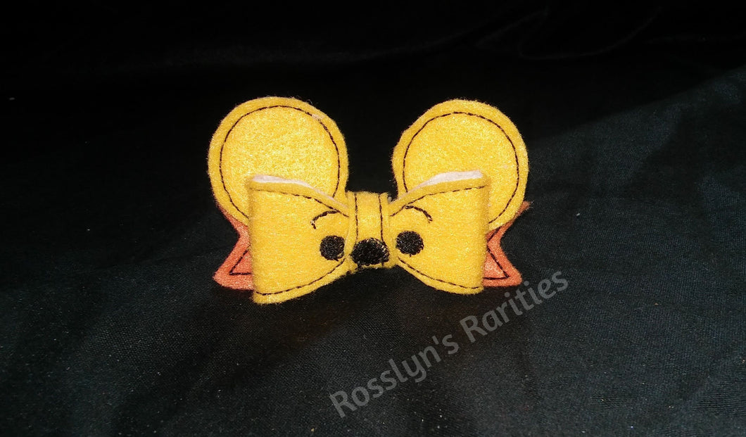Honey Bear Hair Bow