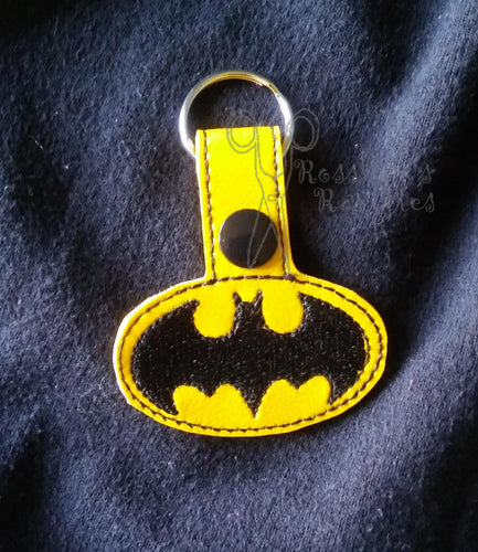 Bat Man Symbol Key Fob