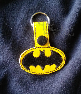 Bat Man Symbol Key Fob