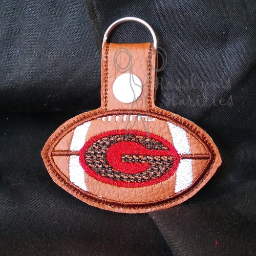Georgia - Football Key Fob