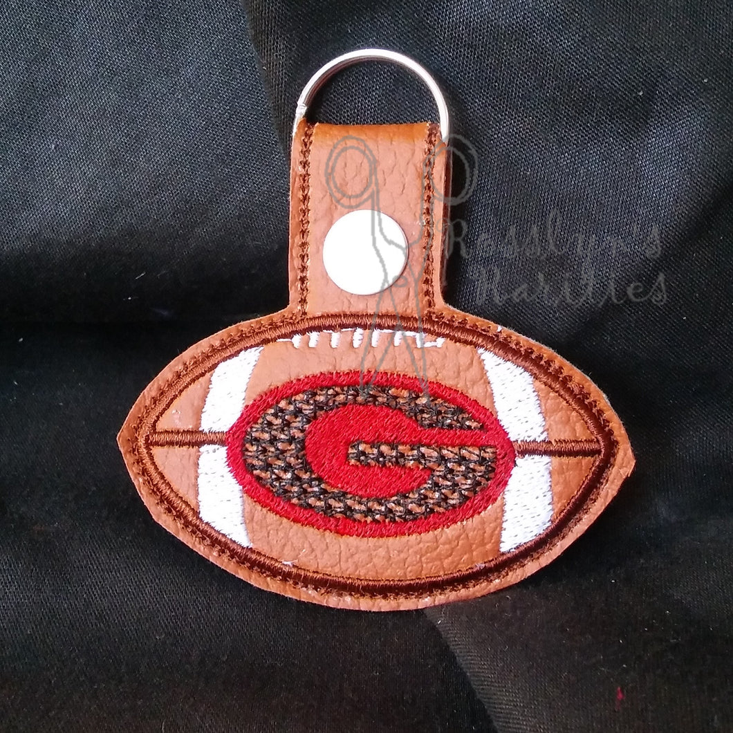 Georgia - Football Key Fob