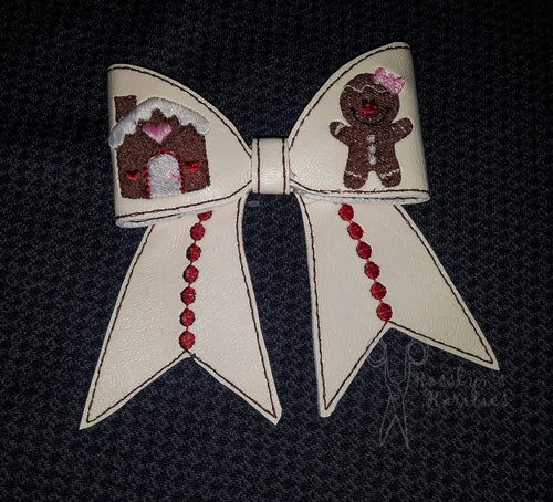 Gingerbread Cheer Hair Bow