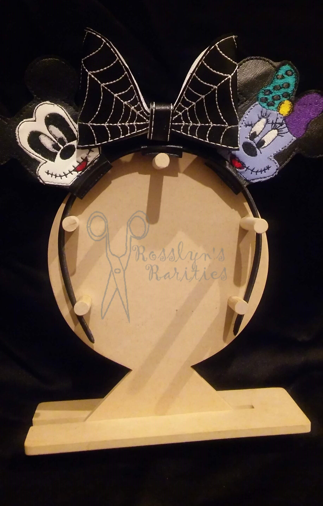 Mic &  Min Halloween Mouse Ears Headband