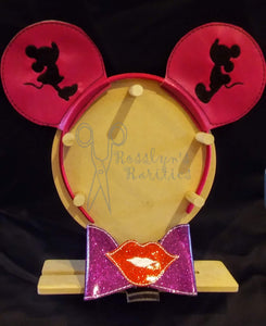 Kissing Mouse Ear Headband/Bow