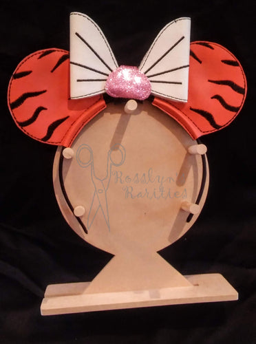Orange Tiger Ear Headband