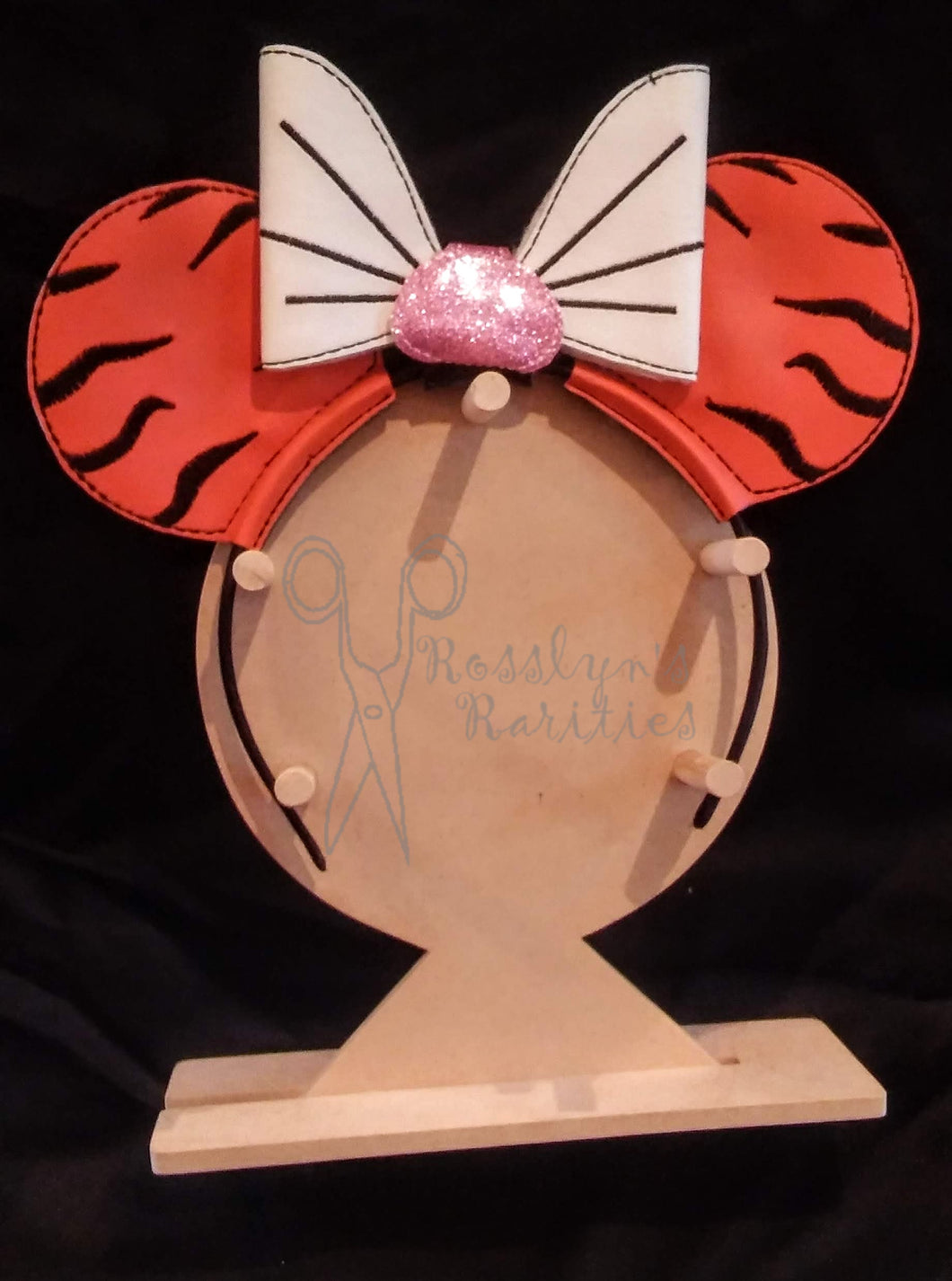 Orange Tiger Ear Headband