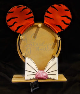 Orange Tiger Ear Headband
