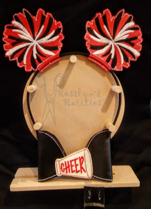 Pom Pom Headband with Bow