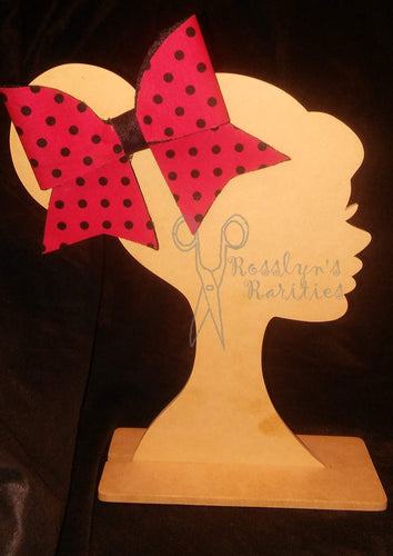 Red and Black Polka Dot Hair Bow
