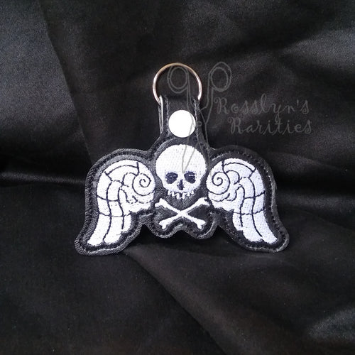 Vintage Skull Key Fob