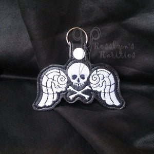 Vintage Skull Key Fob